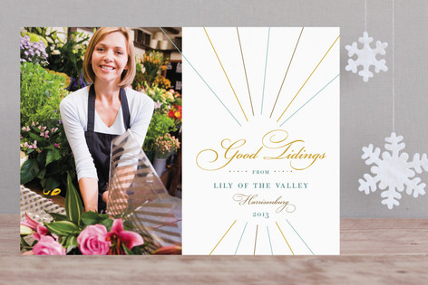 Float + Make Merry Business Holiday Cards