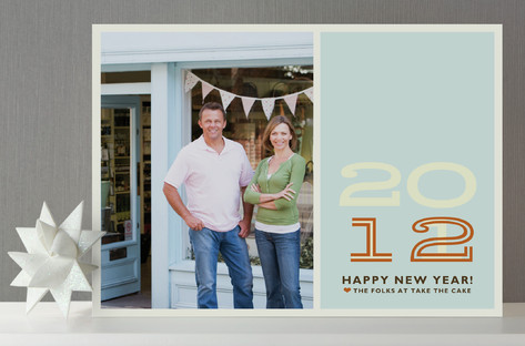 Hip New Year Business Holiday Cards