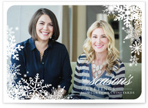 Snowflake Window Business Holiday Cards