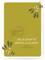 Mistletoe Business Holiday Cards