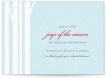 Winter Birch Business Holiday Cards
