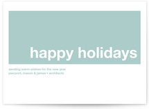 Modern Joy Business Holiday Cards