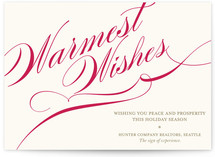 Winter Flourish Business Holiday Cards