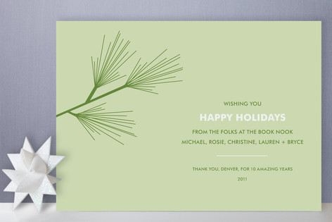 Pine Branch Business Holiday Cards