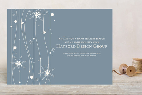 Twilight Stars Business Holiday Cards