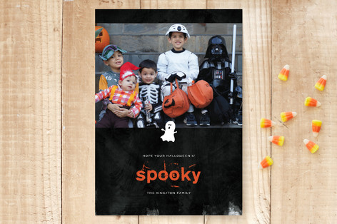 Spooky Ghost Halloween Cards