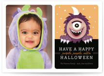 Purple People Eater Halloween Cards