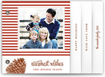 Stripes and Pine Holiday Minibook&trade; Cards