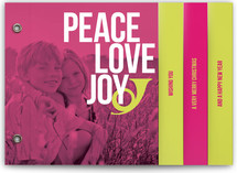 Peace Love and Bop Holiday Minibook&trade; Cards