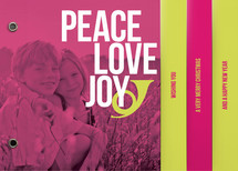 Peace Love and Bop Holiday Minibooks, by Alex Elko Design