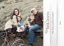 Snowflake Whimsy Holiday Minibooks, by Ten26 Design Custom Invitations