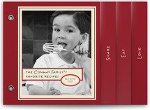 Vintage Peppermint Recipe Holiday Minibook&trade; Cards
