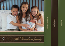 Snowflake Frame Holiday Minibook&trade; Cards