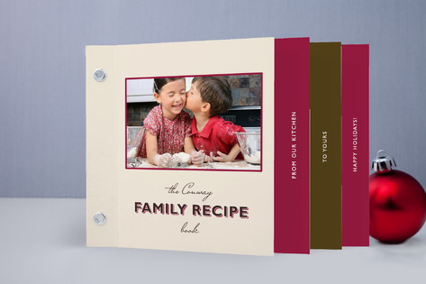 Chic Family recipe Holiday Minibooks