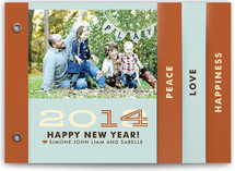 Hip New Year Holiday Minibook&trade; Cards