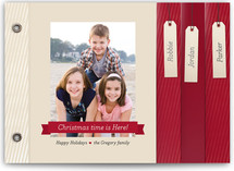Ribbon and Tags Holiday Minibook&trade; Cards