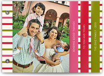 happy stripes Holiday Minibook&trade; Cards