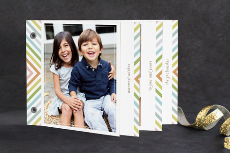 chevron rainbow Holiday Minibooks
