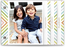 chevron rainbow Holiday Minibook&trade; Cards