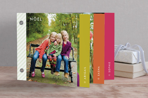 technicolor snowflake Holiday Minibooks