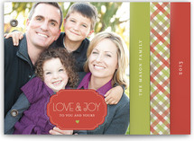 Holiday Gingham Holiday Minibook&trade; Cards