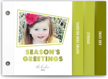 Retro Sparkle Holiday Minibook&trade; Cards