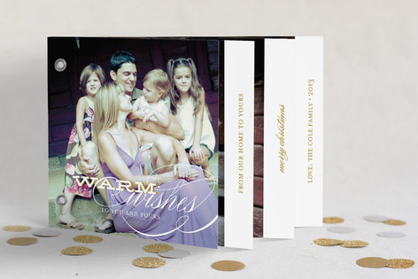 Warm Wishes Holiday Minibook&trade; Cards
