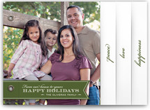 Red Ribbon Happiness Holiday Minibook&trade; Cards