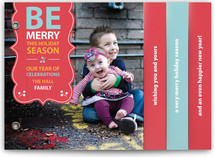 Be Merry Banner Holiday Minibook&trade; Cards