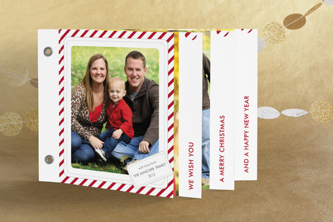 Candy Cane Christmas Holiday Minibook&trade; Cards