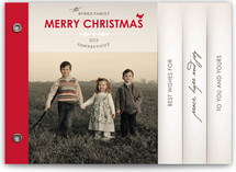 Bowtie Holiday Minibook&trade; Cards