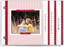 Polka Stripes Holiday Minibook&trade; Cards