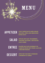 Bright and Sparkling New Year Holiday Party Menus