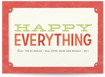 Rustic Frame Holiday Non-Photo Cards