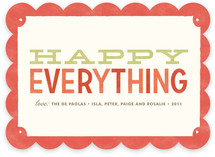 Rustic Frame Holiday Non-Photo Cards