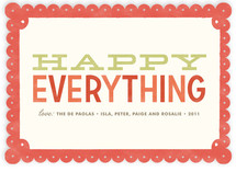 Rustic Frame Holiday Non-Photo Cards