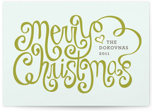 Merry Ribbon Holiday Non-Photo Cards