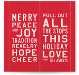 All the Stops Holiday Non-Photo Cards