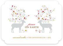 Les Rennes-Fleur Holiday Non-Photo Cards