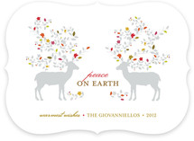 Les Rennes-Fleur Holiday Non-Photo Cards