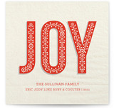 Rustic Joy Holiday Non-Photo Cards