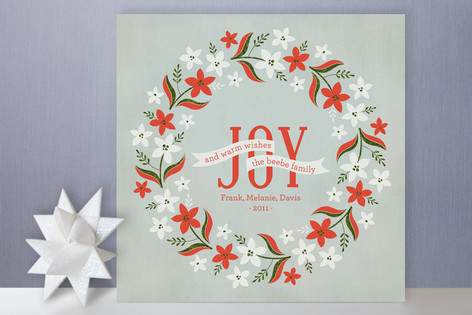 Weathered Wreath Holiday Non-Photo Cards