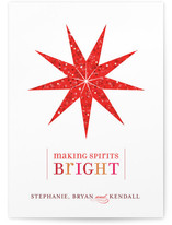 Bright Lantern Holiday Non-Photo Cards