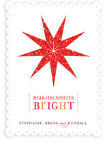 Bright Lantern Holiday Non-Photo Cards