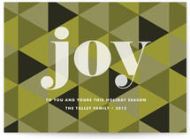Joy Geometric Holiday Non-Photo Cards