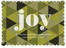 Joy Geometric Holiday Non-Photo Cards