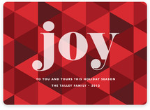 Joy Geometric Holiday Non-Photo Cards
