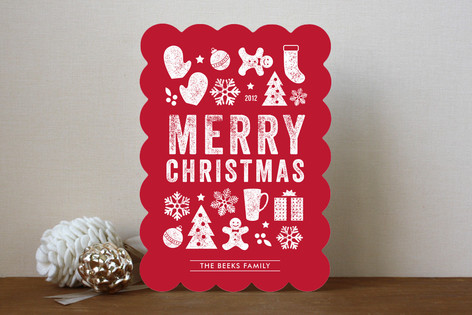 Christmas Dingbats Holiday Non-Photo Cards