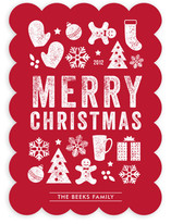 Christmas Dingbats Holiday Non-Photo Cards