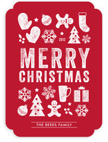 Christmas Dingbats Holiday Non-Photo Cards